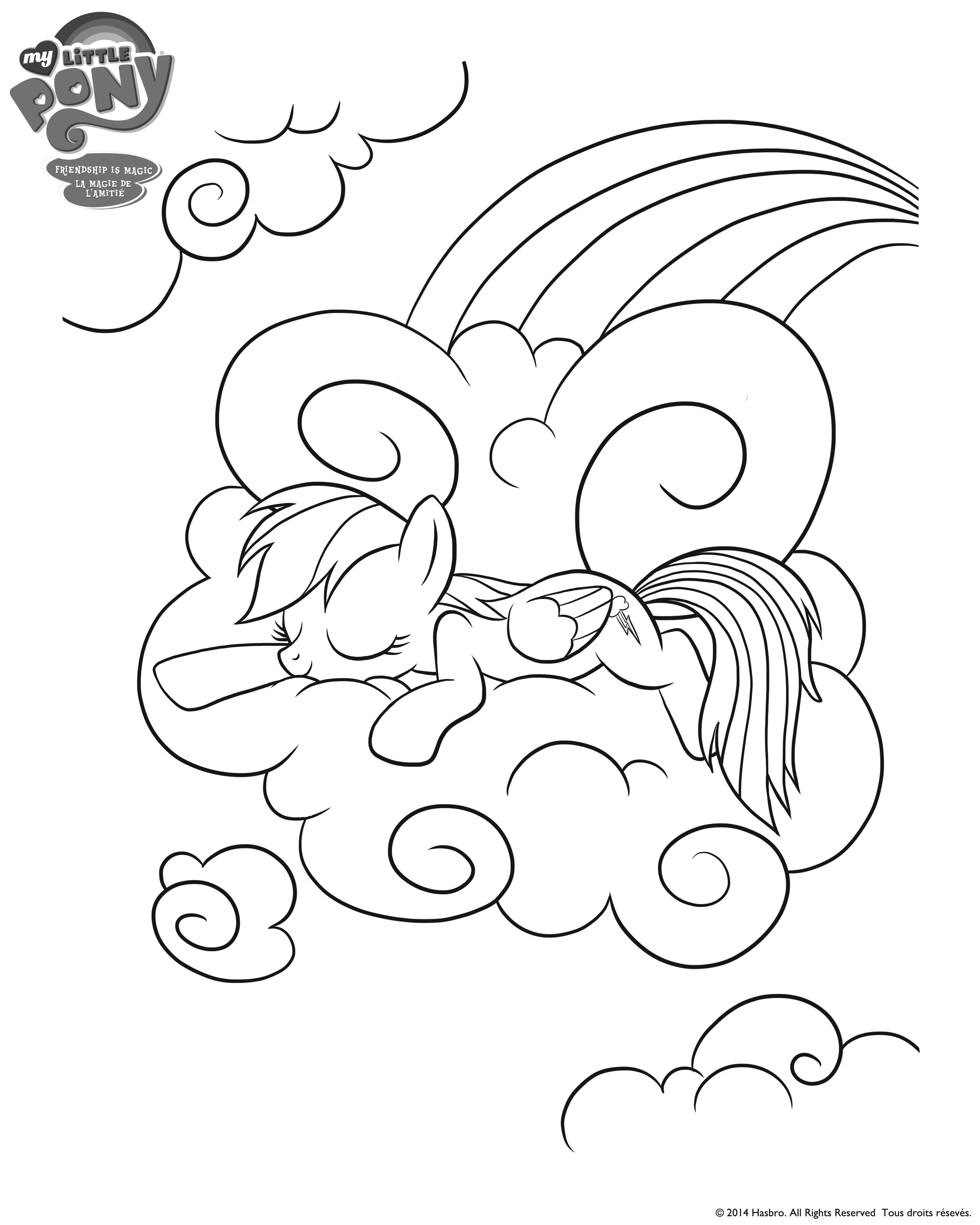 rainbow dash coloring pages equestria - photo #44