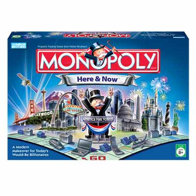 MONOPOLY Property Trading Game from Parker Brothers: Here & Now Limited Edition