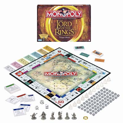 Hasbro Monopoly The Lord of the Rings Trilogy Edition Toys 41603