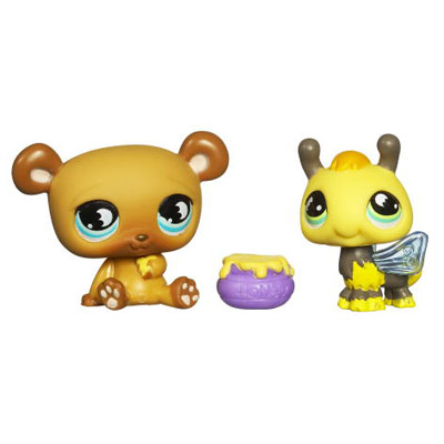 Shop on Hasbro   Littlest Pet Shop Collectible Pets  Bumblebee And Bear