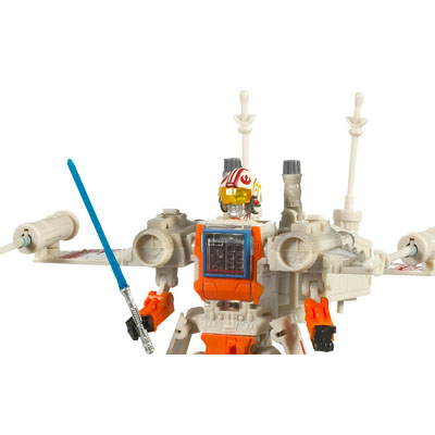 Star Wars TRANSFORMERS: Luke Skywalker X-wing Fighter Figure