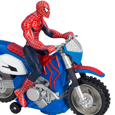 Spider-Man Bump 'N Go Dirt Bike