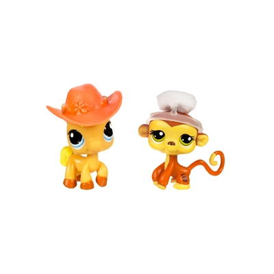 LITTLEST PET SHOP (Two-Pack) Monkey and Horse