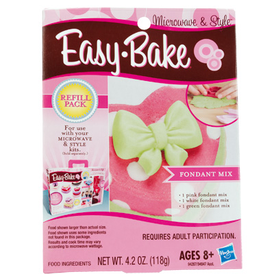 EASY-BAKE MICROWAVE AND STYLE Fondant Mix Refill Pack