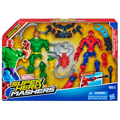 figurine interchangeable spiderman hulk