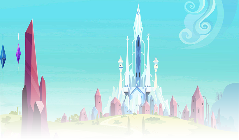 Кристальный замок. Кристальный замок принцессы Каденс. Кристальный замок Кристальная Империя. Принцесса Каденс Кристальная Империя. Кристальная Империя замок внутри.