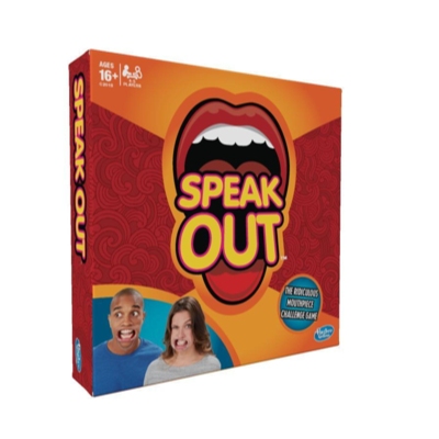 with 10 Mouthpieces Hasbro Speak Out Game 