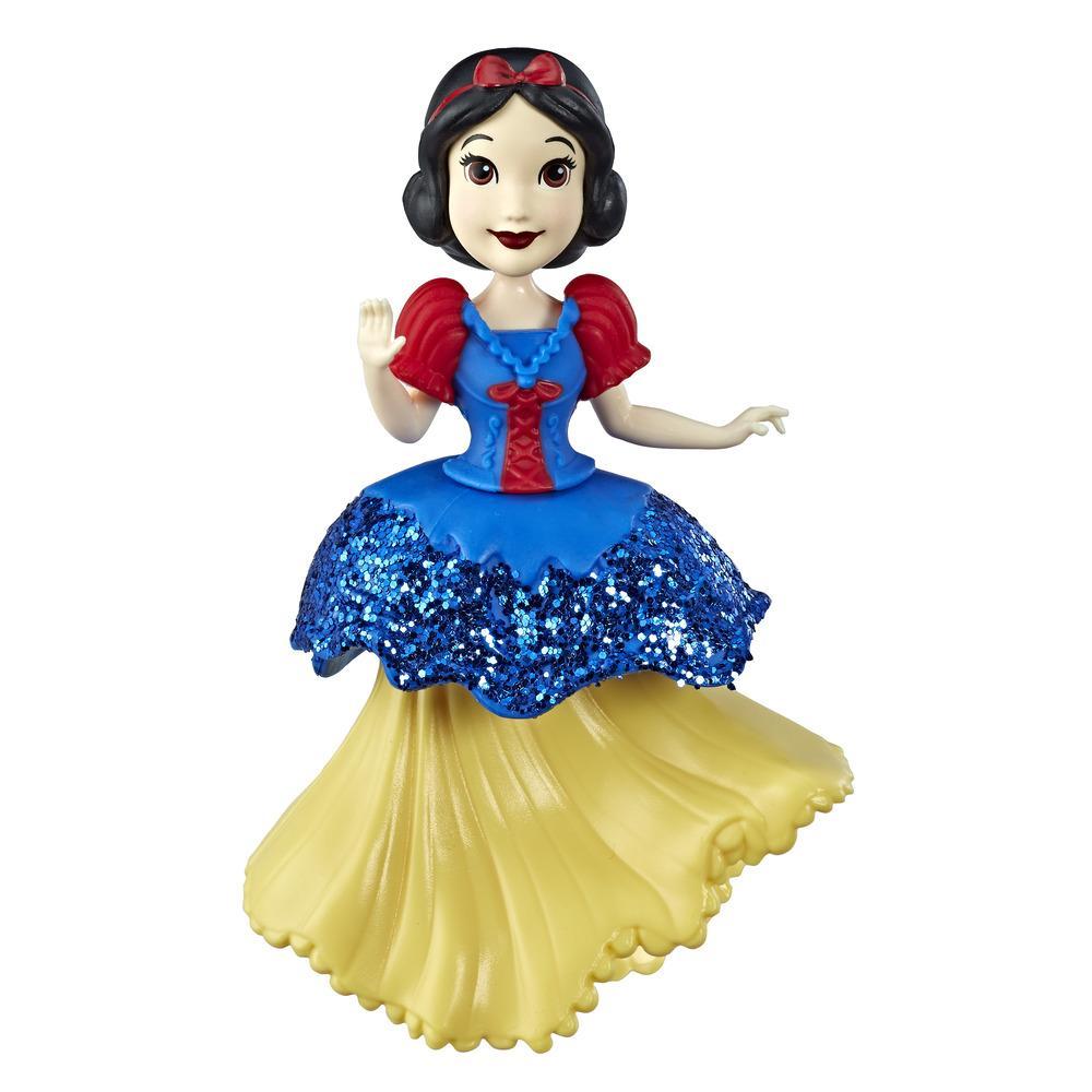 Disney Princess Snow White Collectible Doll With Glittery Blue and Yellow One-Clip Dress, Royal Clips Fashion Toy