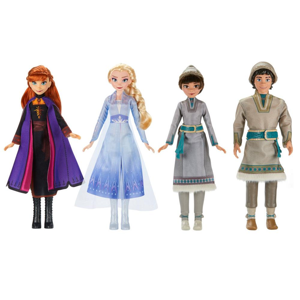 Disney's Frozen 2 Forest Expedition Set, 4 Fashion Dolls with Anna and Elsa, Ryder and Honeymaren, For Kids 3 and Up