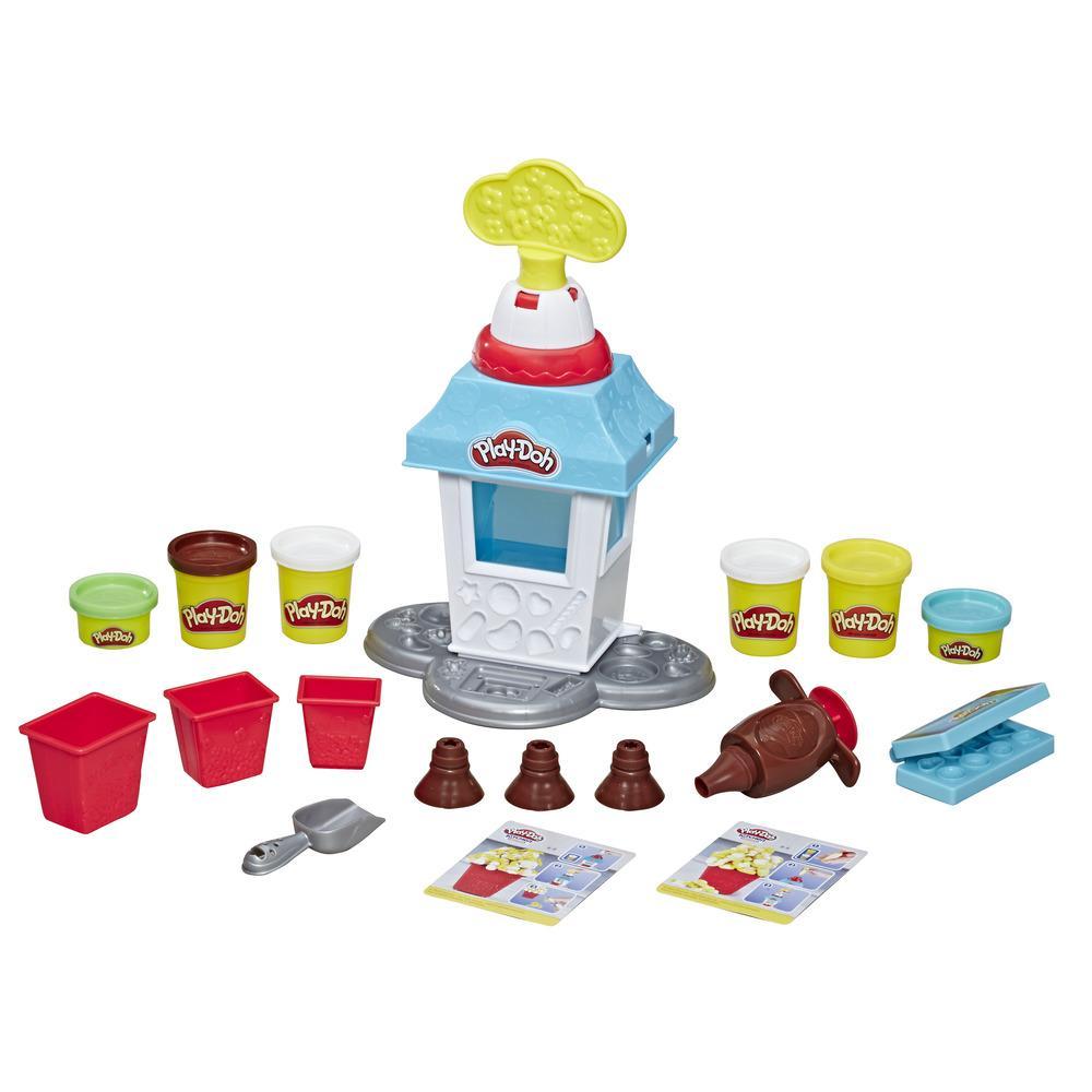 Play-Doh Popcornmaschine mit 6 Dosen Play-Doh