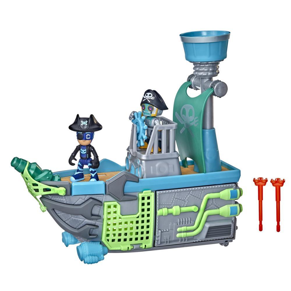 PJ Masks Luftpiraten-Schiff, Vorschulspielzeug, Fahrzeug Spielset mit 2 Action-Figuren, ab 3 Jahren