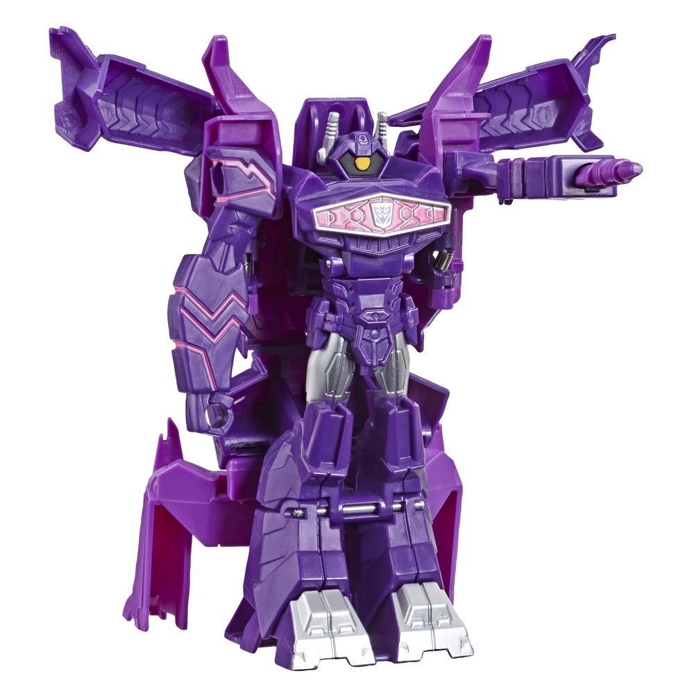Transformers Toys Cyberverse Action Attackers: 1-Step Changer Shockwave Action Figure