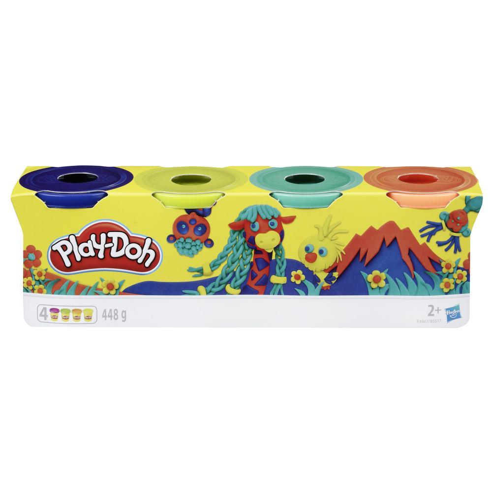 Play-Doh 4er-Pack Wild, 112g-Dosen