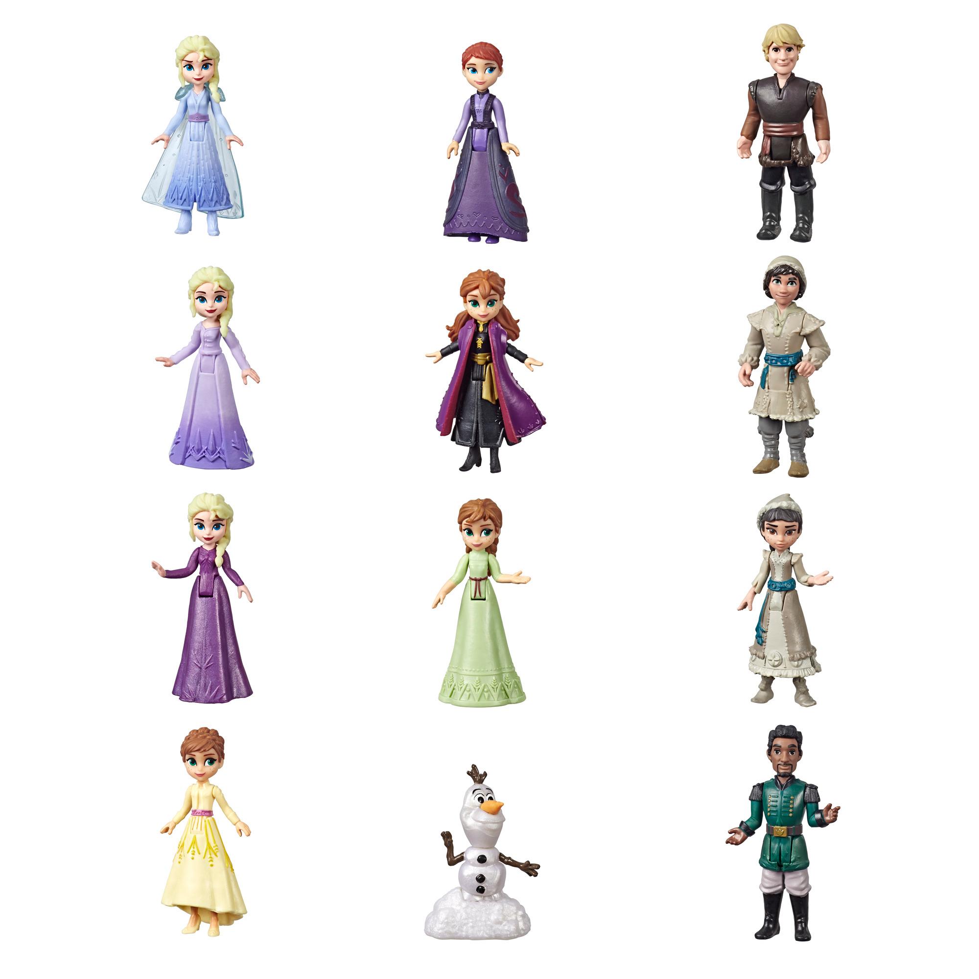 7,5cm - Blindbag / Überraschungsei 6er-Set Disney Frozen Figuren in Kapsel