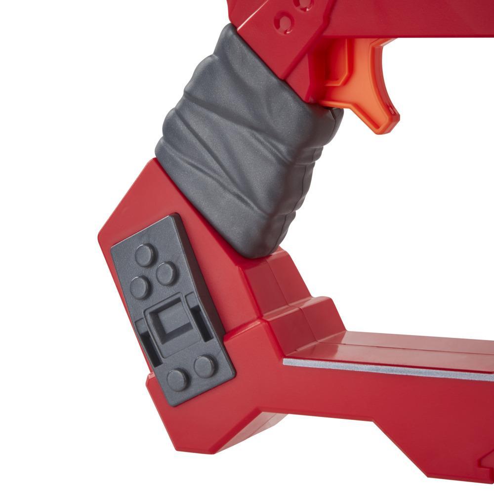 Nerf Halo Mangler Dart Blaster – Spannschlitten, 6-Dart Rotationstrommel – enthält 6 Nerf Elite Darts