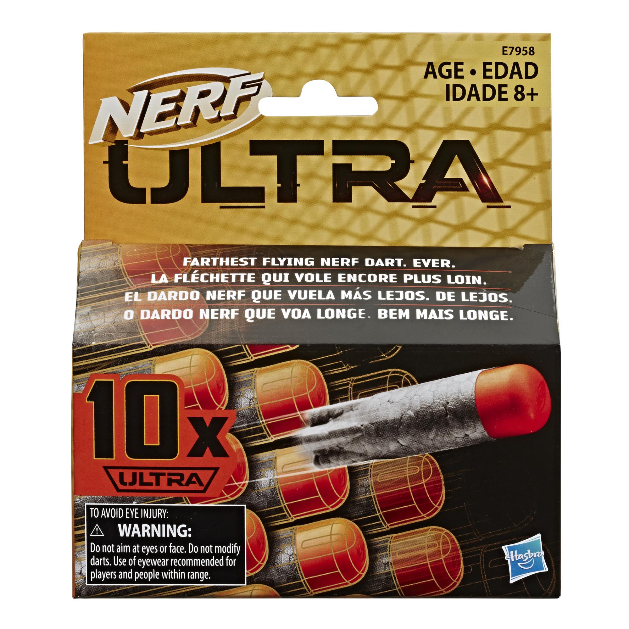 Nerf Ultra 10-Dart Nachfüllpack – der ultimative Nerf Dart Spaß – Nur mit Nerf Ultra Blastern kompatibel