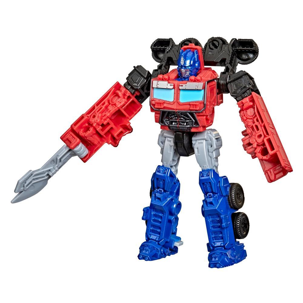 Transformers Spielzeug zum Film Transformers: Aufstieg der Bestien, Beast Alliance Battle Changers Optimus Prime Figur, ab 6 Jahren, 11 cm