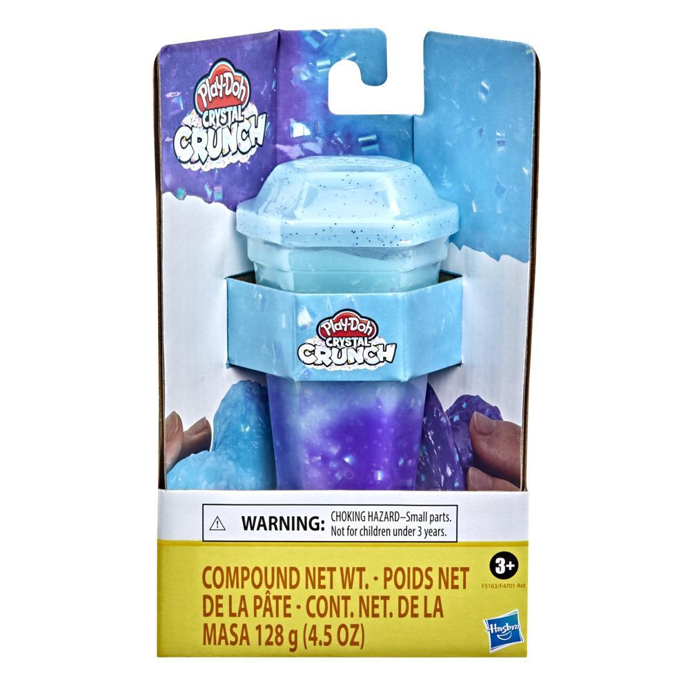 Play-Doh Crystal Crunch Einzeldose Eisblau und Lila