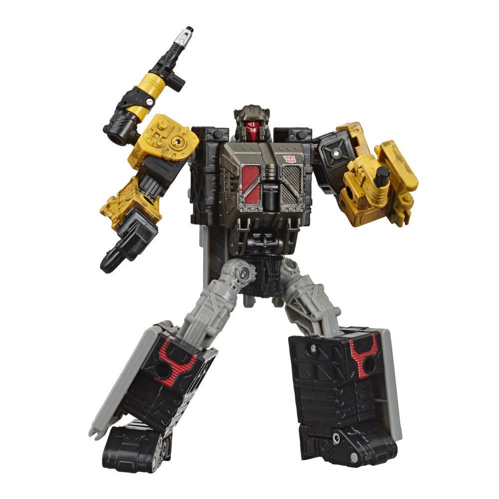 Transformers Spielzeug Generations War for Cybertron: Earthrise Deluxe WFC-E8 Ironworks Modulator Figur, 14 cm