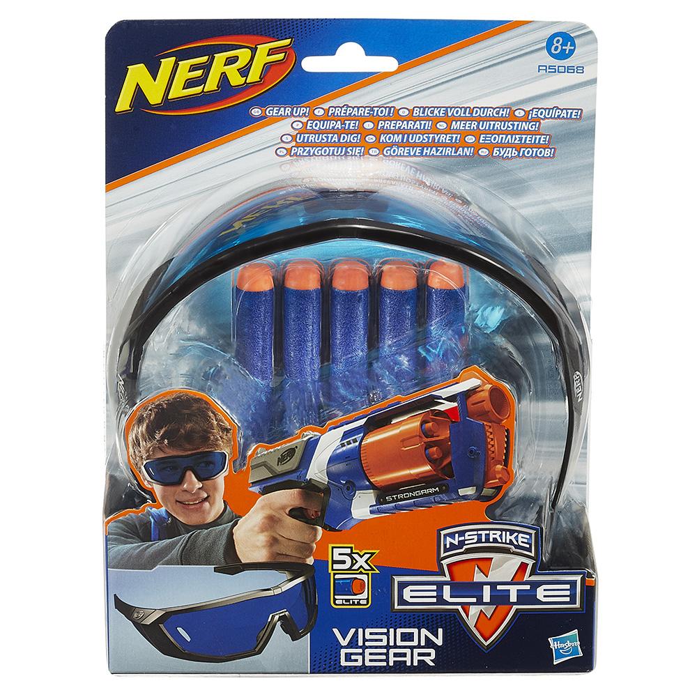 NERF N-Strike Elite Brille + 5 Darts