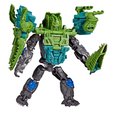 Transformers: Aufstieg der Bestien, Beast Alliance, Beast Combiner 2er-Pack Optimus Primal & Skullcruncher Spielzeug zum Film, ab 6, 12,5 cm