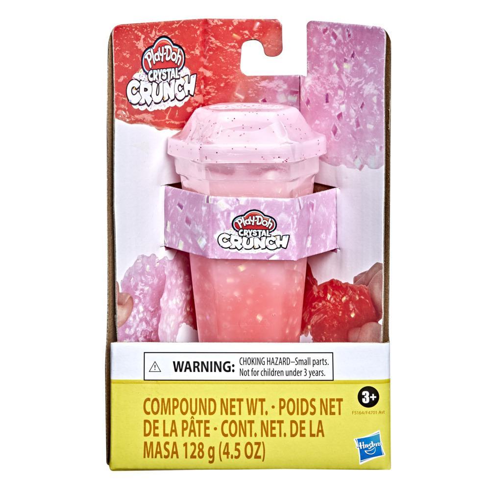 Play-Doh Crystal Crunch Einzeldose Rot und Pink