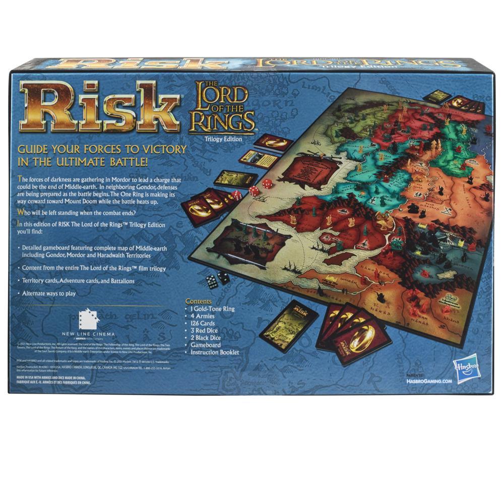 Risk: The Lord of the Rings Trilogy Edition, Strategy Board Game for Ages 10 and Up, for 2-4 Players