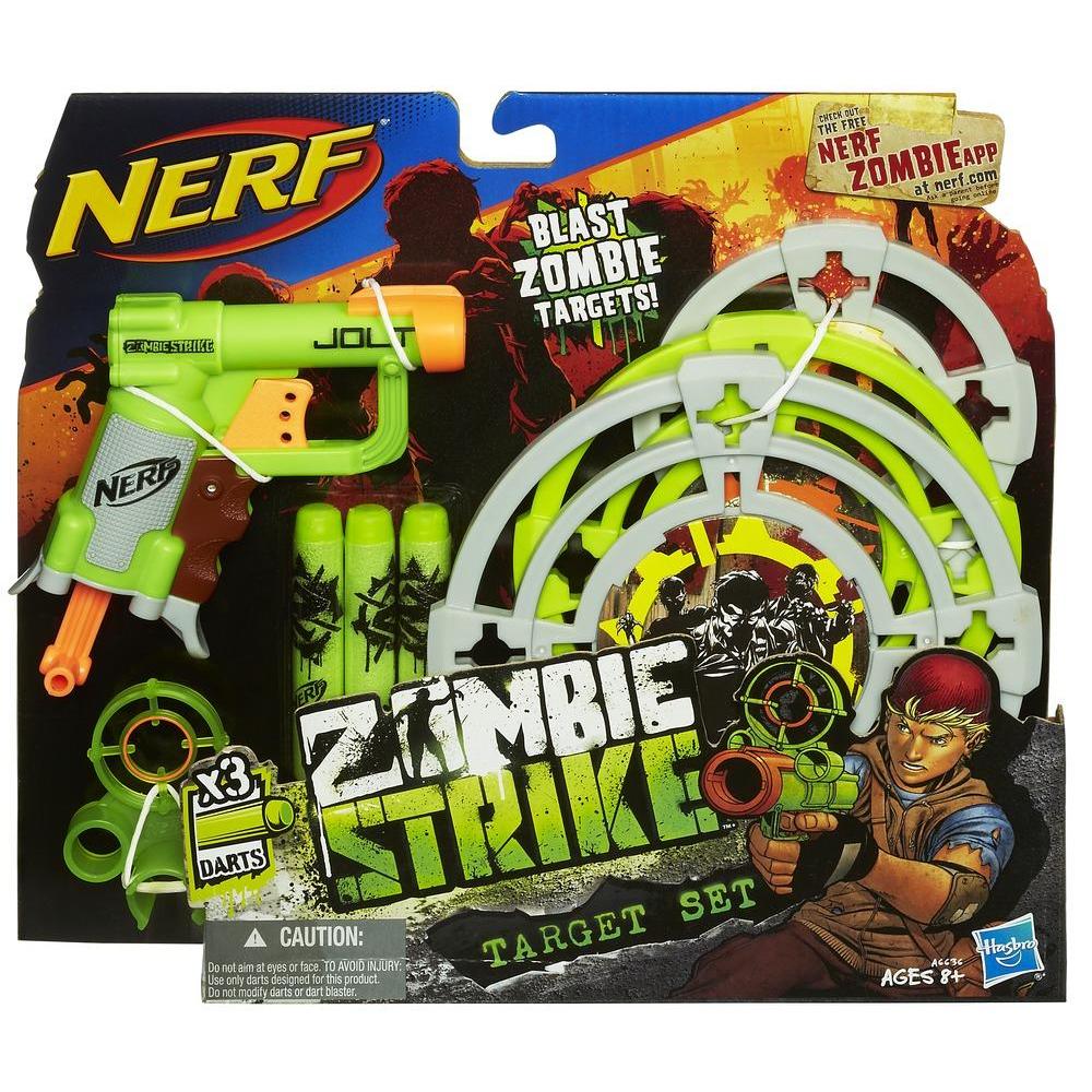 Nerf Zombie Strike Zielscheibe und Blaster Set