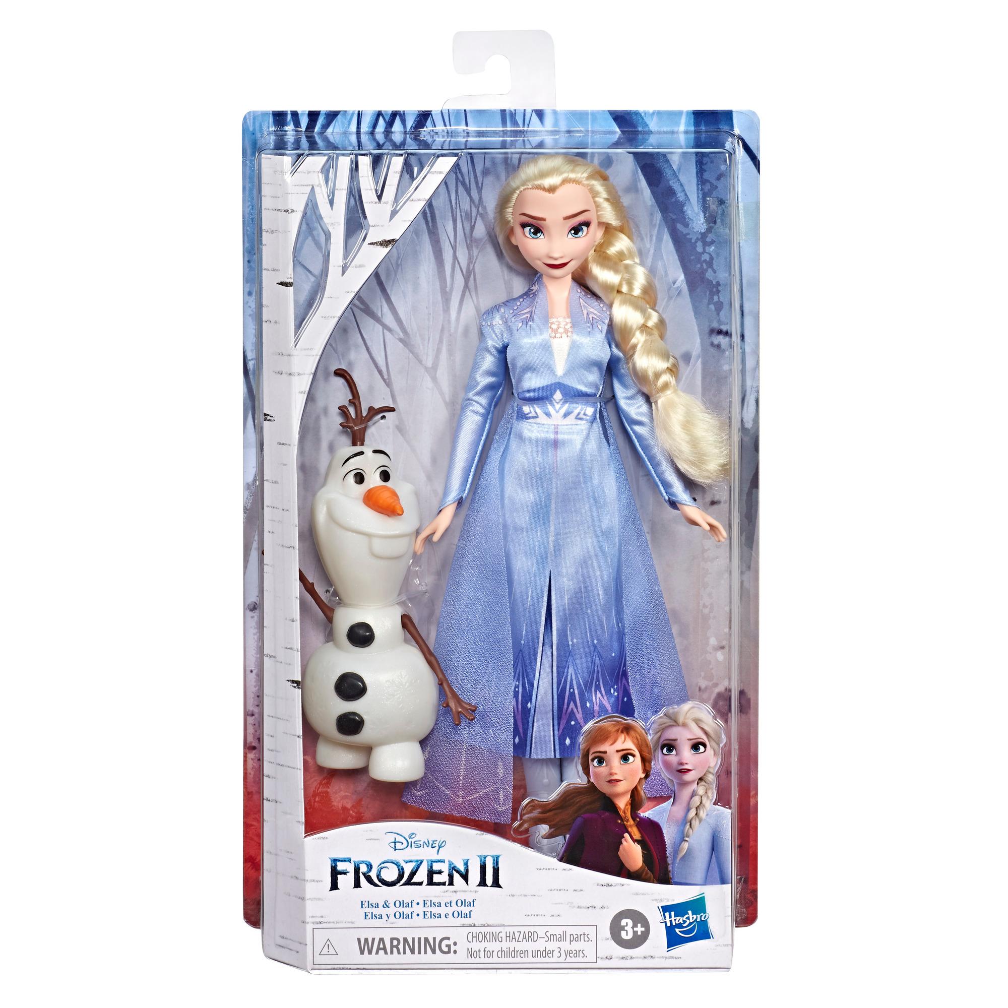 28 cm NEU Hasbro Disney Frozen bewegliche Elsa Puppe zwei Outfits und Zubehör 