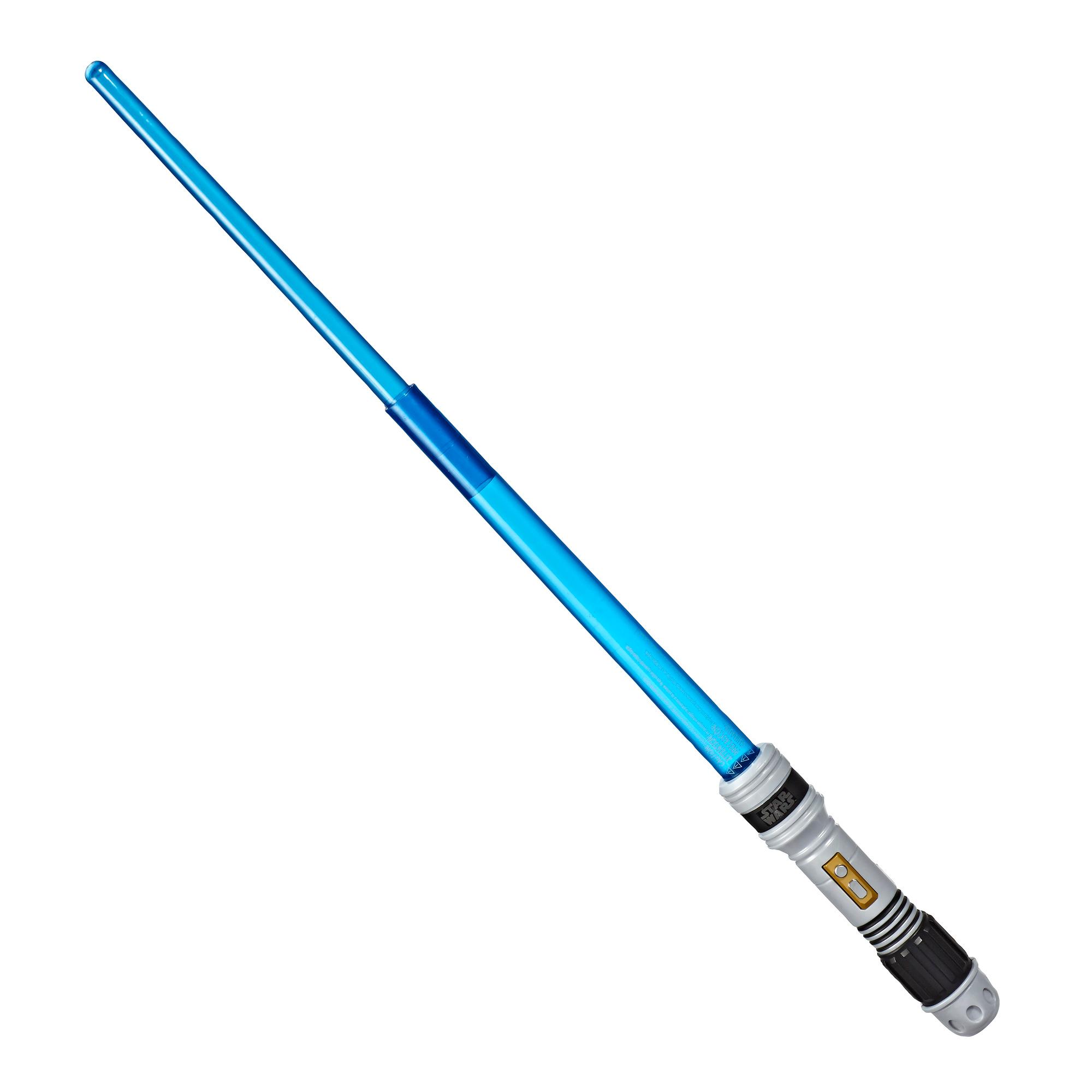 Star Wars Level 1 Blaues Lichtschwert Spielzeug mit aufleuchtender, ausfahrbarer Klinge