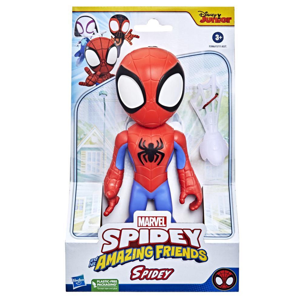 Exclusive 4-Inch Scale Action Figures Frustration Free Packaging Ages 3 and Up Spidey and His Amazing Friends Marvel Figure 3 Pack Includes 3 Figures and 3 Accessories 