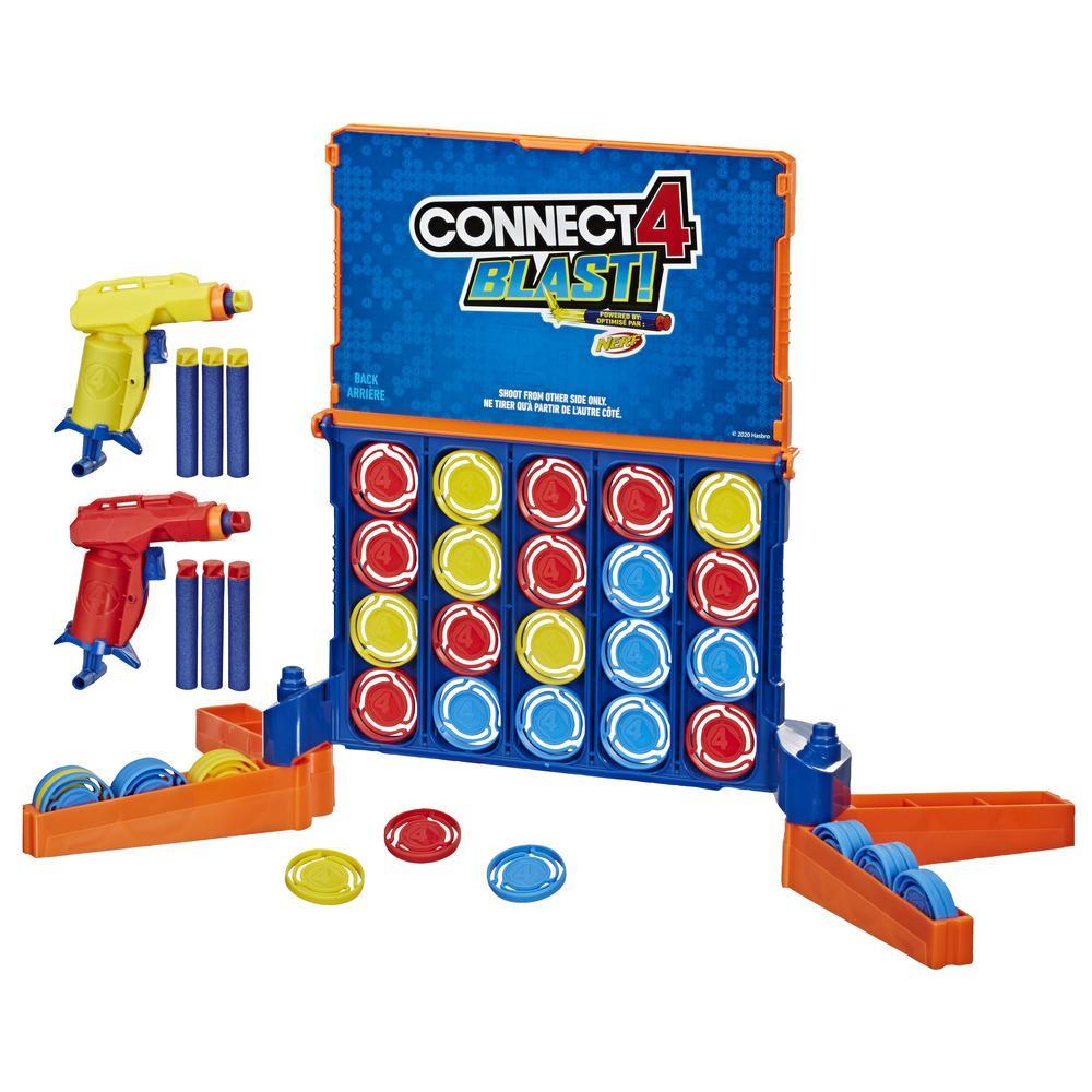 Connect 4 Blast! Game With Nerf Blasters