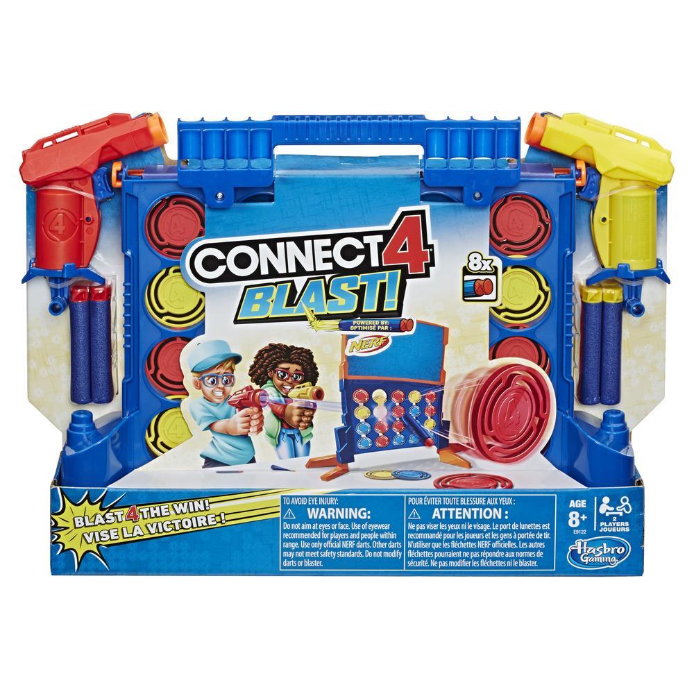 Connect 4 Blast! Game With Nerf Blasters