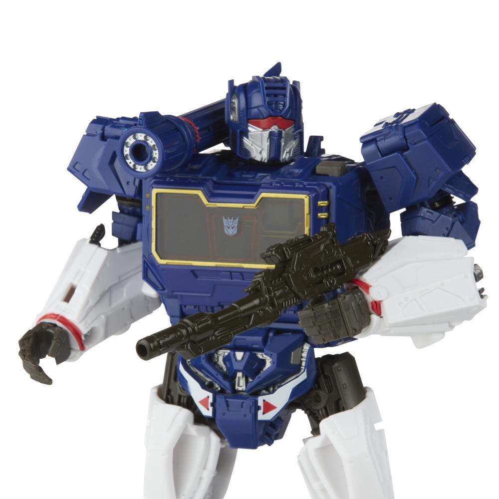6.5-inch Transformers Toys Studio Series 83 Voyager Class Bumblebee Soundwave Action Figure Ages 8 and Up 