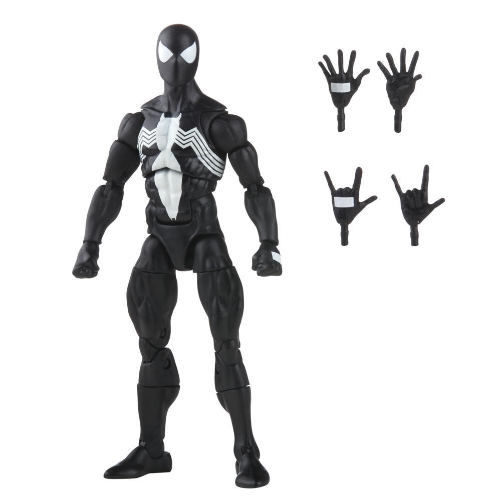 Marvel Legends Series Spider-Man 6-inch Symbiote Spider-Man Action Figure Toy, Includes 4 Accessories