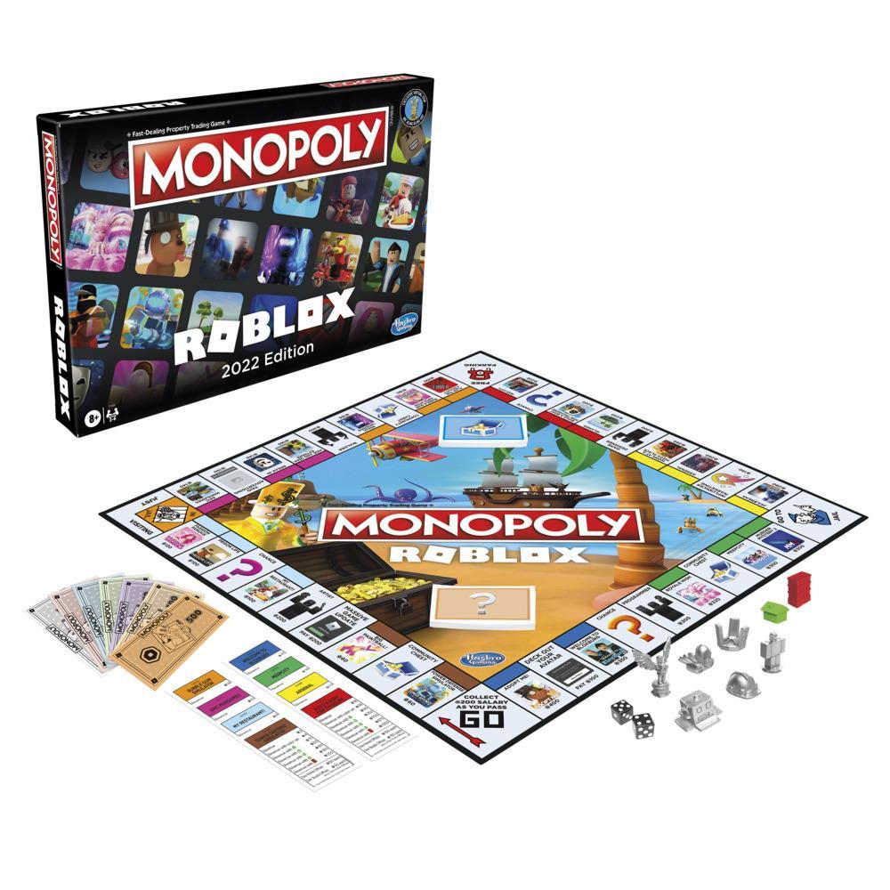 Monopoly Roblox 2021 Edition Game for Kids 8 and Up Monopoly