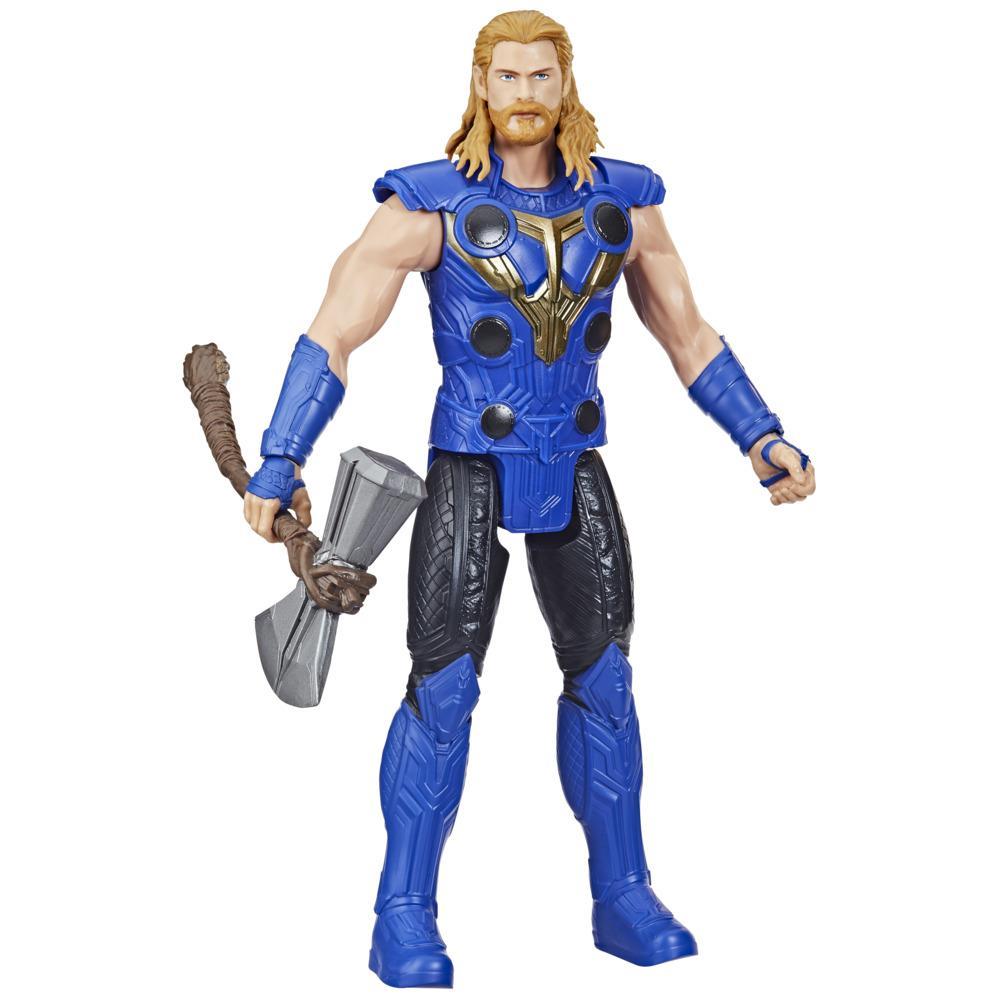Marvel Avengers Titan Hero Series Thor Toy, 12-Inch-Scale Thor: Love and Thunder Figure, Toys for Kids Ages 4 and Up