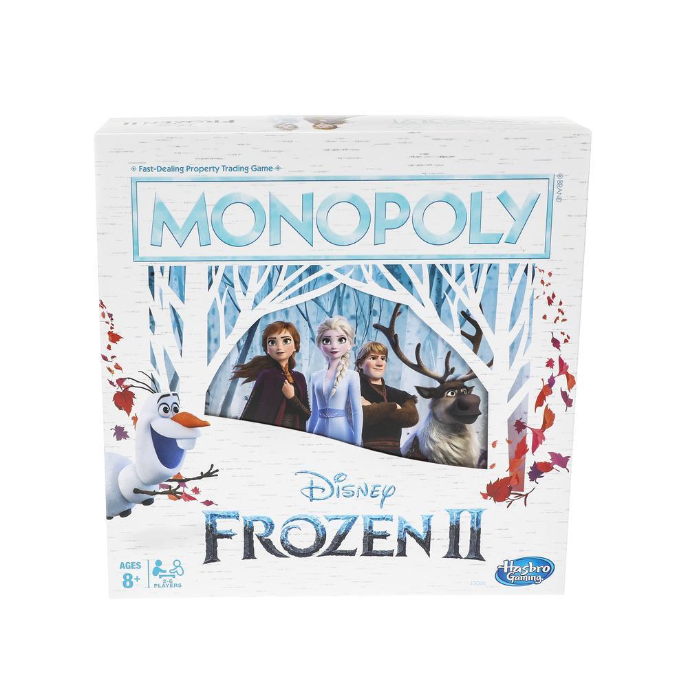 Monopoly Game: Disney Frozen 2 Edition Board Game for Ages 8 and Up