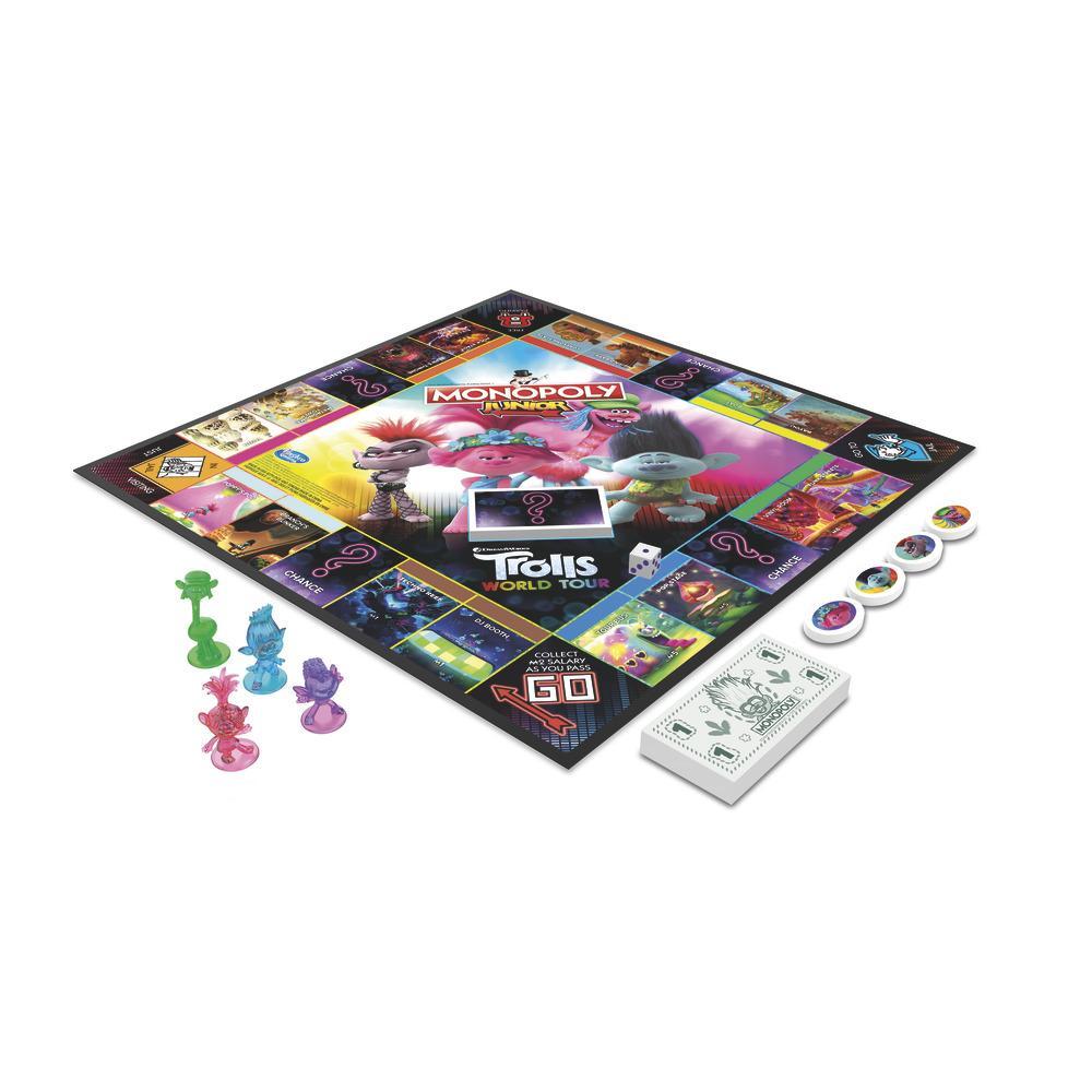 Monopoly Junior: DreamWorks Trolls World Tour Edition Board Game