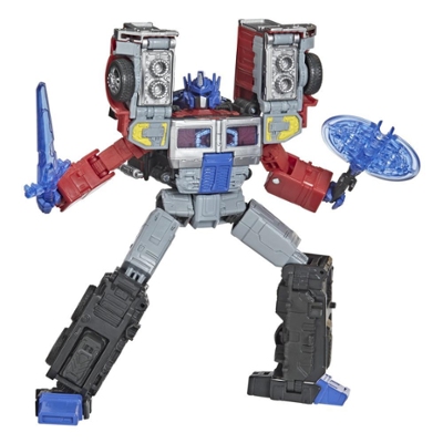 Transformers Toys Generations Legacy Series Leader G2 Universe Laser Optimus Prime Action Figure - 8 and Up, 7-inch