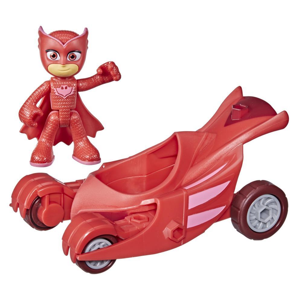 PJ Masks Owl Glider Preschool Toy, Owlette Car with Owlette Action Figure for Kids Ages 3 and Up
