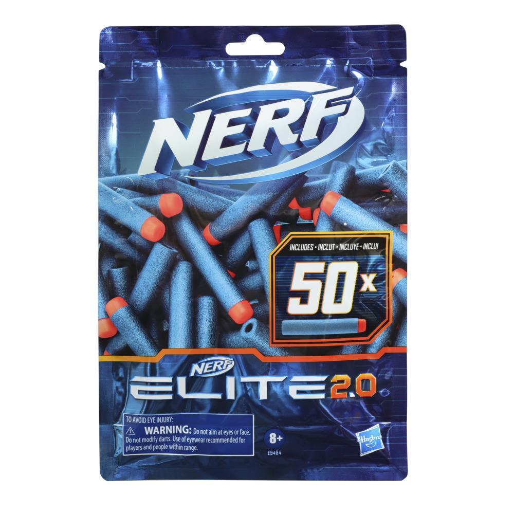 Nerf Elite 2.0 50-Dart Refill Pack -- Includes 50 Official Nerf Elite 2.0 Darts, Compatible With All Nerf Elite Blasters
