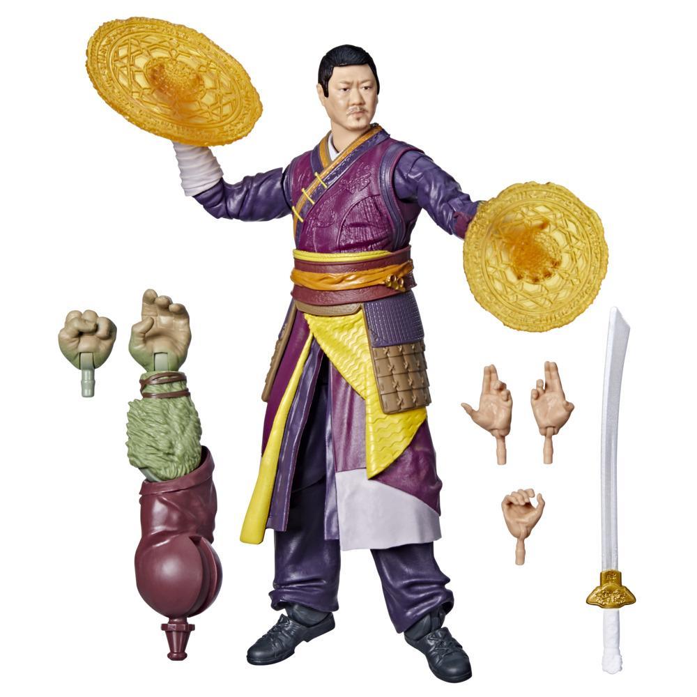 Marvel Legends Series Doctor Strange in the Multiverse of Madness 6-inch Collectible Marvel’s Wong Action Figure Toy, 4 Accessories and 1 Build-A-Figure Part