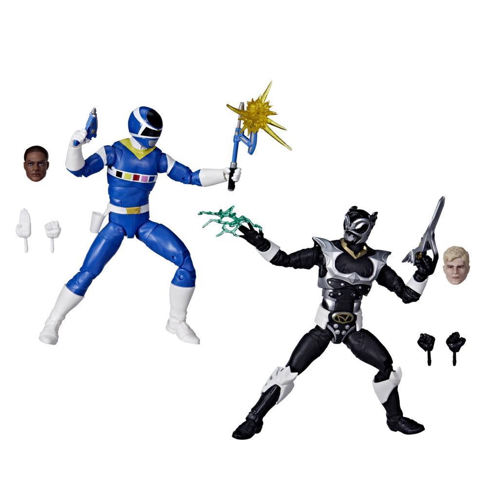Power Rangers Lightning Collection In Space Blue Ranger Vs. Silver Psycho Ranger 2-Pack 6-Inch Action Figure Toys