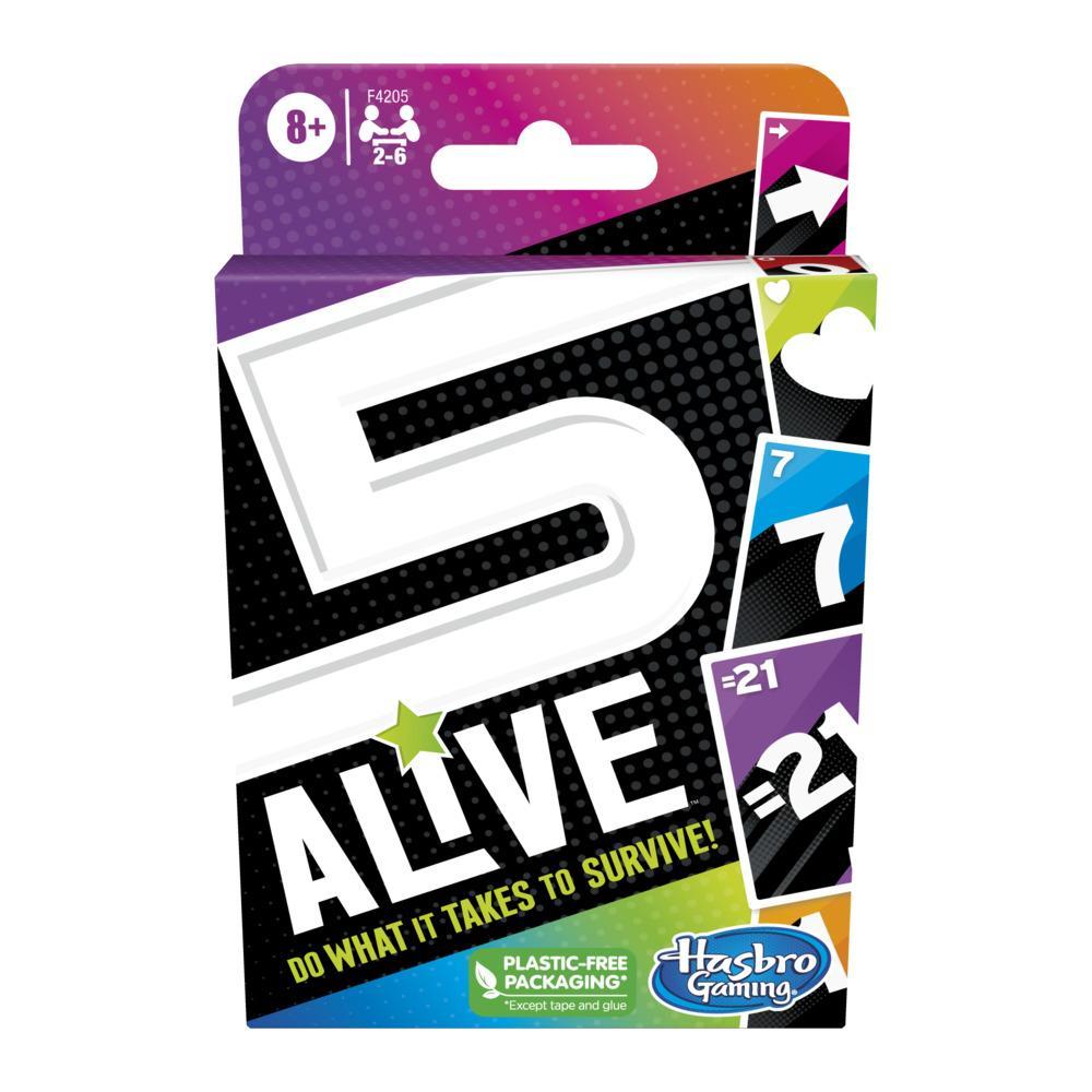 5 Alive Card Game, Kids Game, Fun Family Game for Ages 8 and Up, Card Game for 2 to 6 Players
