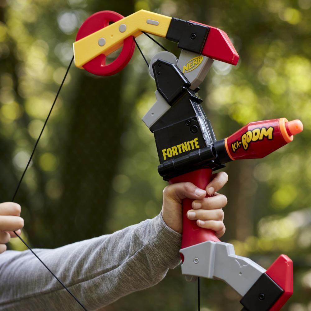 Nerf Fortnite TNTina's Ka-Boom Bow, Real Bow Action, Includes Scope and 3 Official Nerf Mega Darts