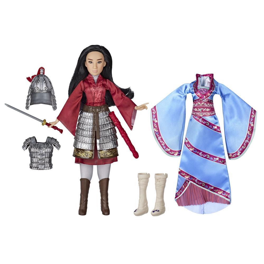 Disney Mulan Two Reflections Set, Doll with 2 Outfits and Accessories, Inspired by Disney's Mulan Movie
