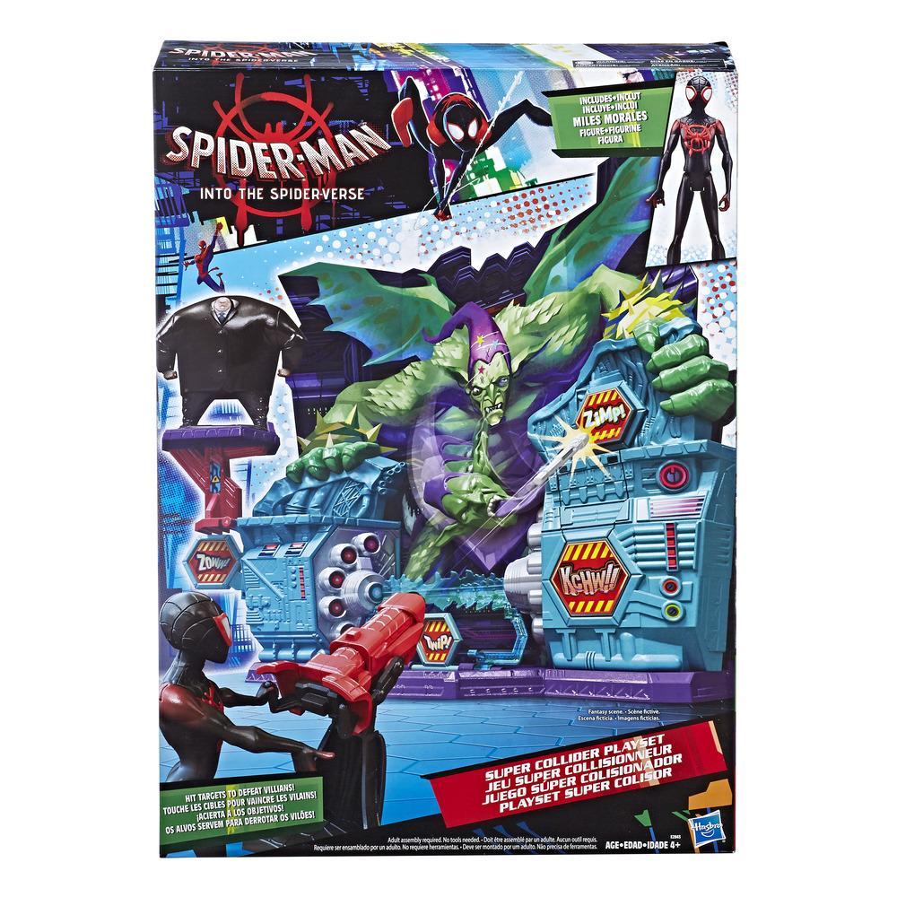 Hasbro E2843 Marvel Spiderman Into The Spider Verse Super Collider Playset for sale online 