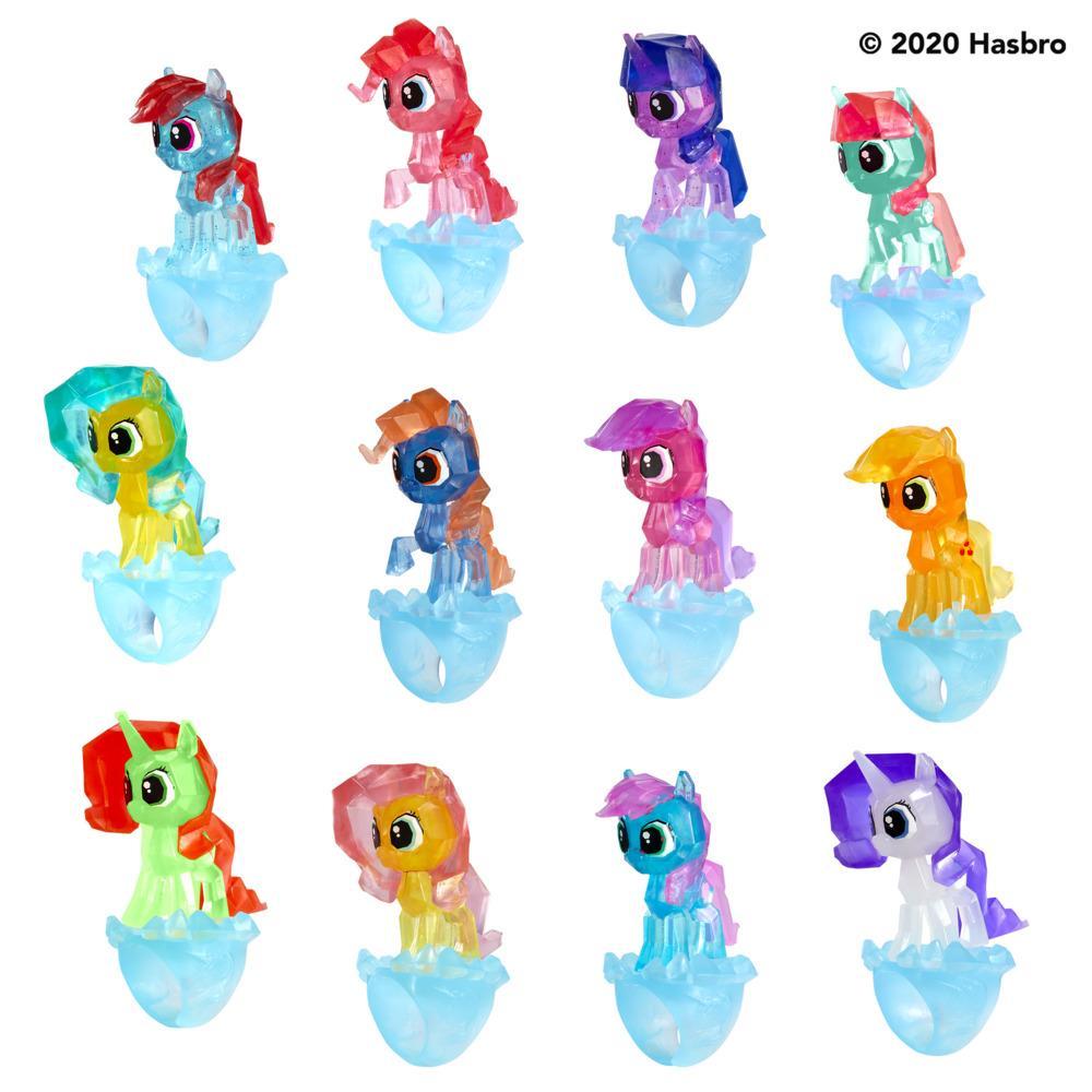 My Little Pony Secret Rings Blind Bag 3-Pack -- 3 Series 1 Toys with Water-Reveal Surprise, Wearable Ring Accessories