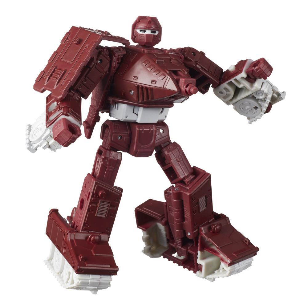 Transformers Toys Generations War for Cybertron: Kingdom Deluxe WFC-K6 Warpath Action Figure - 8 and Up, 5.5-inch